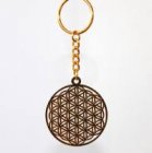 Schlüsselanhänger Blume des Lebens Messing H96mm  Ø 40mm    