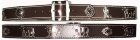  Appenzeller Gürtel 4cm, braun, Ziernaht