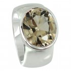 Ring Silber/Rauchquarz