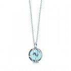 Kette mit Anhänger blauer Achat