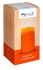 Wortlichtkerze_ Wie schön das es dich gibt
