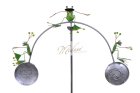 Gartenpendel, Frösche, grün, 112x58x10 cm